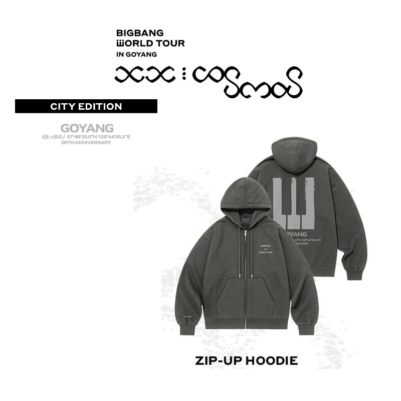 BIGBANG WORLD TOUR - City Edition Zip-up Hoodie