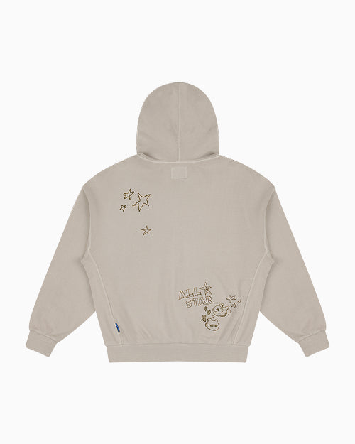 Converse x ZO&FRIENDS - Zip-up Hoodie Beach Stone