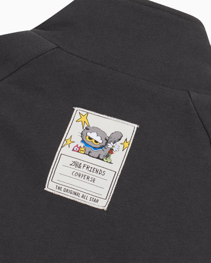 Converse x ZO&FRIENDS - Oversized Zip-Up Sweatshirt Dark Matter