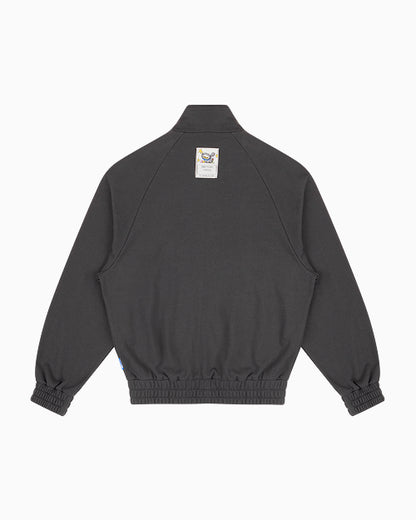 Converse x ZO&FRIENDS - Oversized Zip-Up Sweatshirt Dark Matter