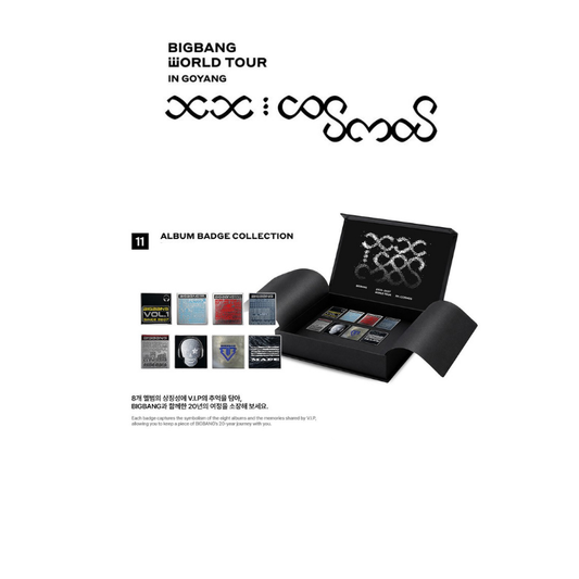 BIGBANG WORLD TOUR - BIGBANG Album Badge Collection