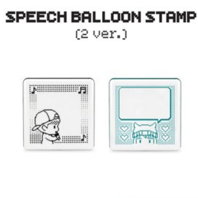 G-Dragon x FAM Pop-up - G: A Boy's Journey - Speech Balloon Stamp