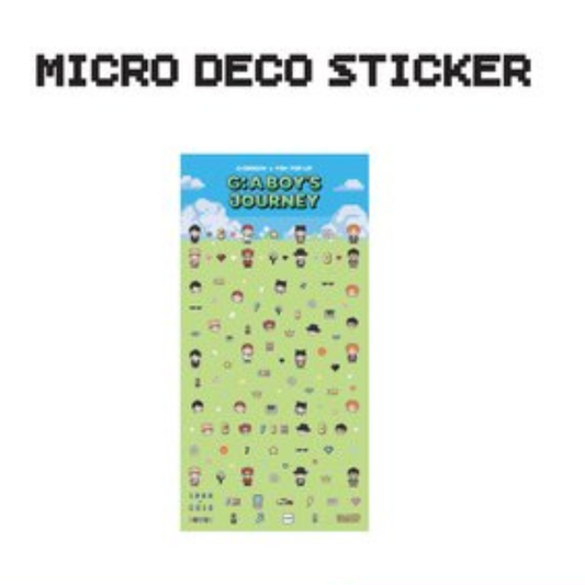 G-Dragon x FAM Pop-up - G: A Boy's Journey - Micro Deco Sticker