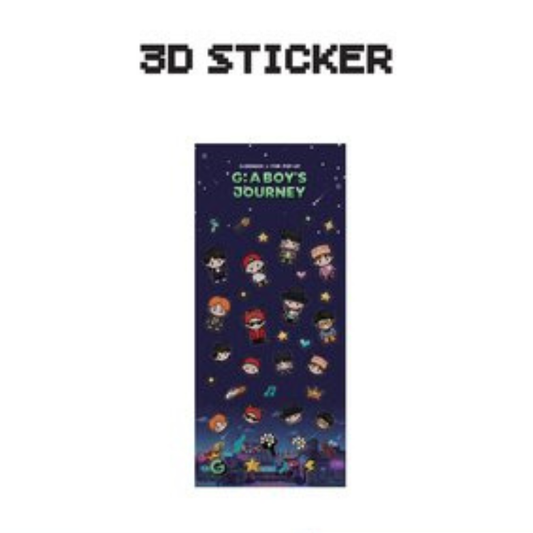G-Dragon x FAM Pop-up - G: A Boy's Journey - 3D Sticker