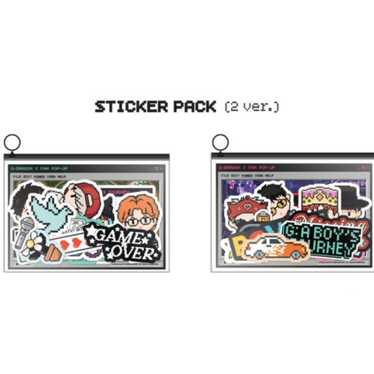 G-Dragon x FAM Pop-up - G: A Boy's Journey - Sticker Pack