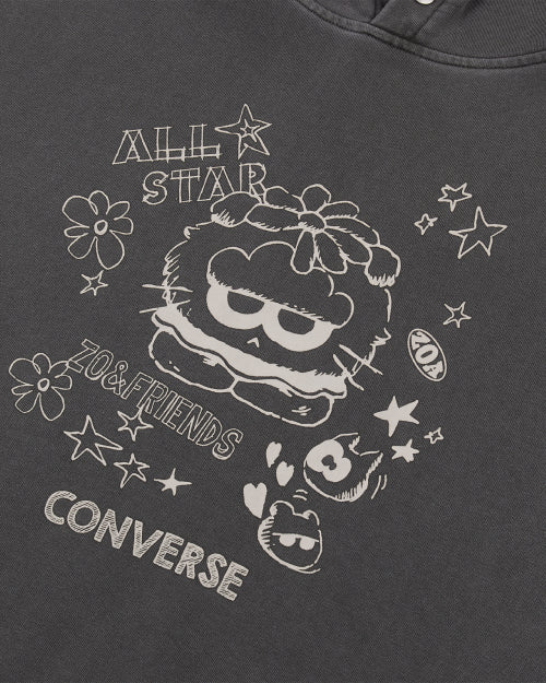 Converse x ZO&FRIENDS - Crew Neck Hoodie Dark Matter