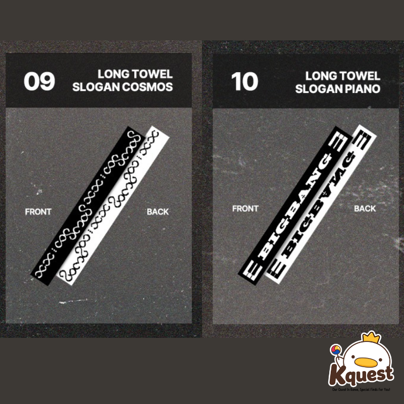 BIGBANG COSMOS - Long Towel Slogan