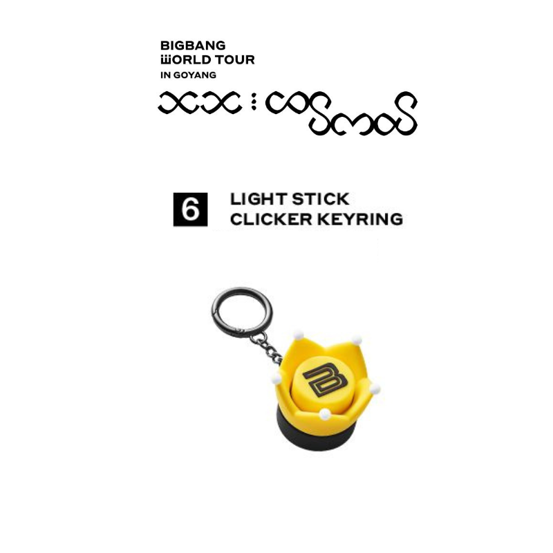 BIGBANG WORLD TOUR - Light Stick Clicker Keyring