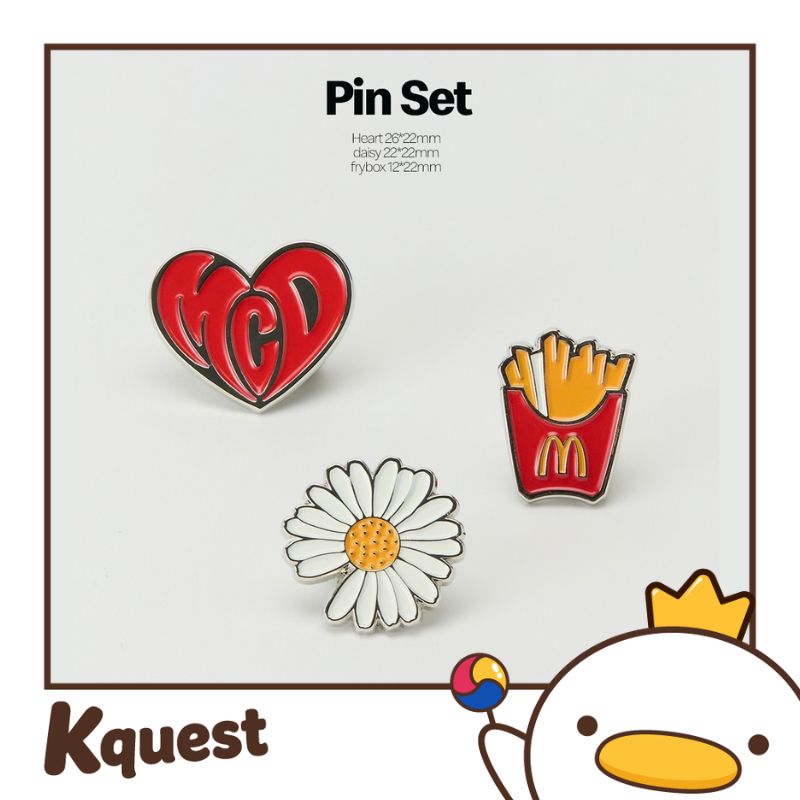 PEACEMINUSONE x McDonald's - Pin Set