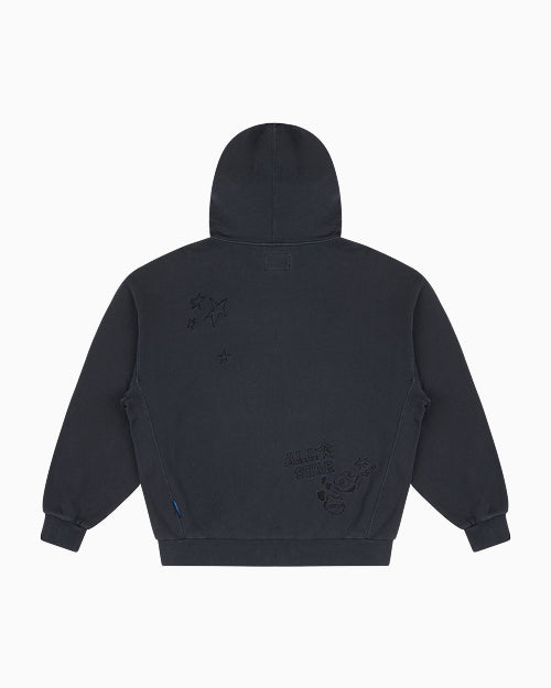 Converse x ZO&FRIENDS - Zip-up Hoodie Black