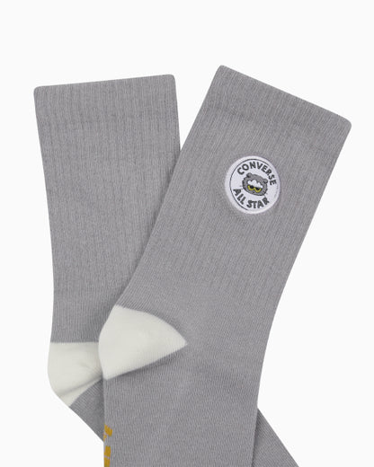 Converse x ZO&FRIENDS - Mid-Calf Socks Grey Area