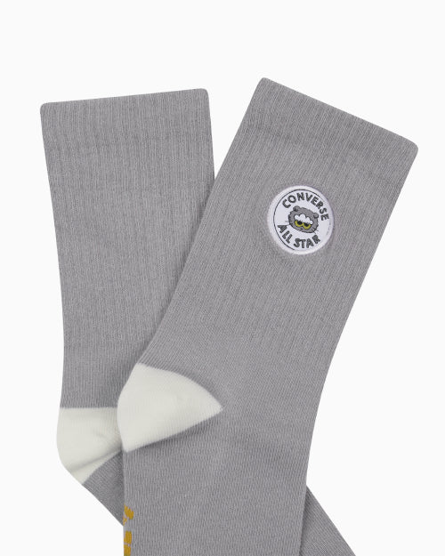 Converse x ZO&FRIENDS - Mid-Calf Socks Grey Area