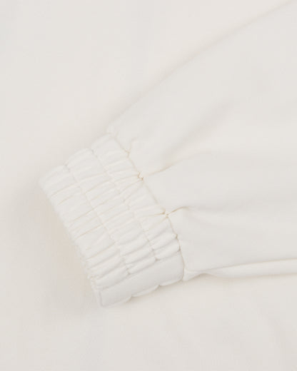 Converse x ZO&FRIENDS - Oversized Zip-Up Sweatshirt Egret