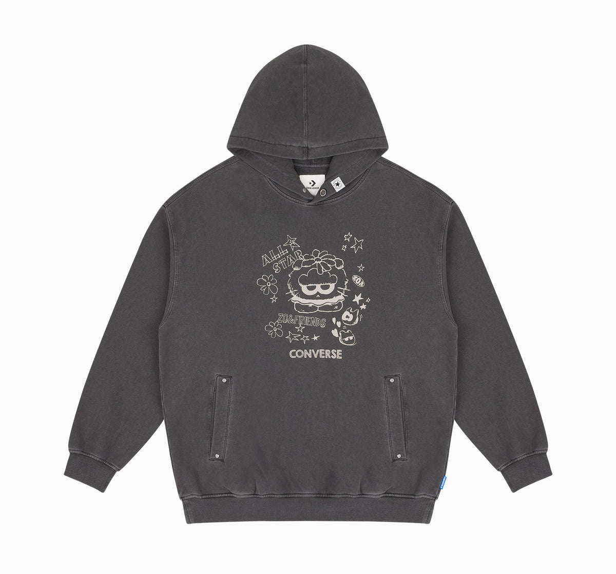 Converse x ZO&FRIENDS - Crew Neck Hoodie Dark Matter