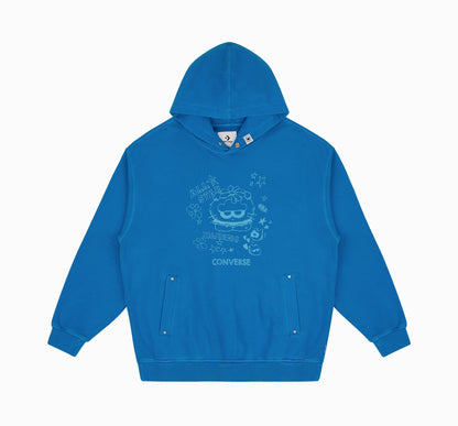 Converse x ZO&FRIENDS - Crew Neck Hoodie Indigo Bunting