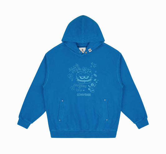 Converse x ZO&FRIENDS - Crew Neck Hoodie Indigo Bunting