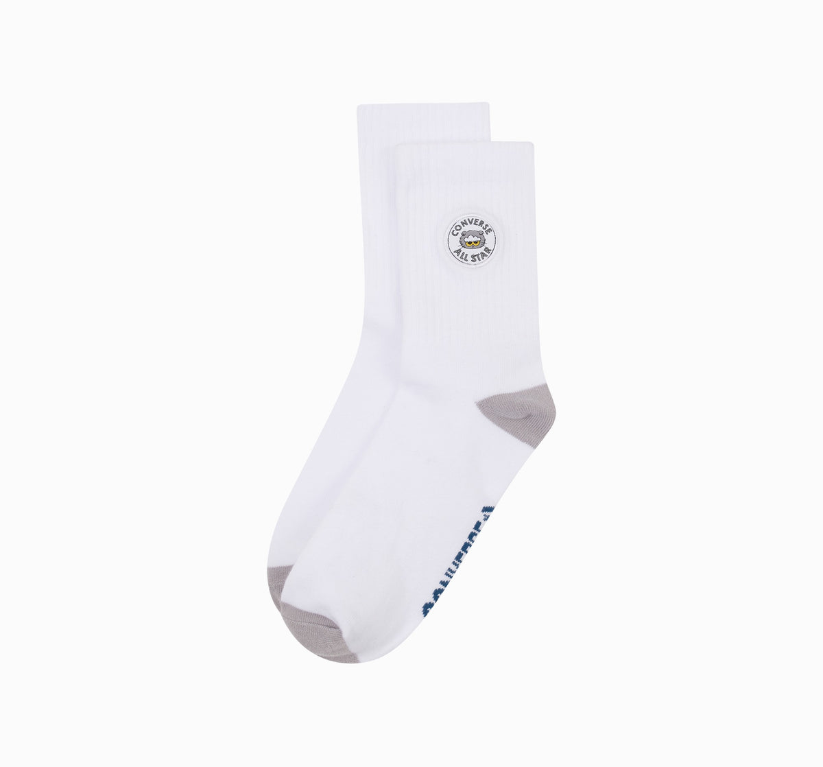Converse x ZO&FRIENDS - Mid-Calf Socks White