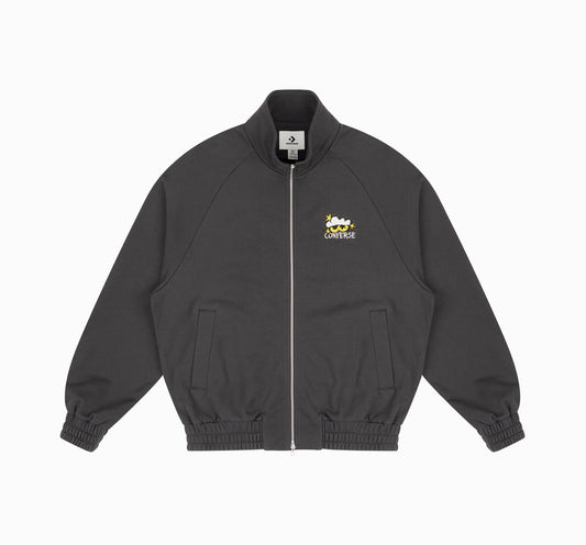 Converse x ZO&FRIENDS - Oversized Zip-Up Sweatshirt Dark Matter