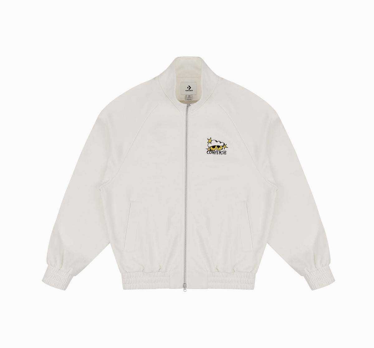 Converse x ZO&FRIENDS - Oversized Zip-Up Sweatshirt Egret