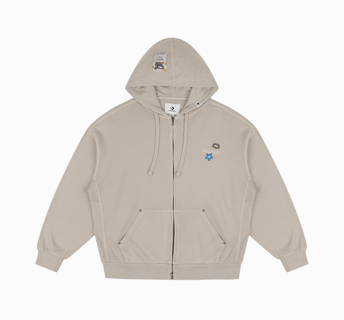 Converse x ZO&FRIENDS - Zip-up Hoodie Beach Stone