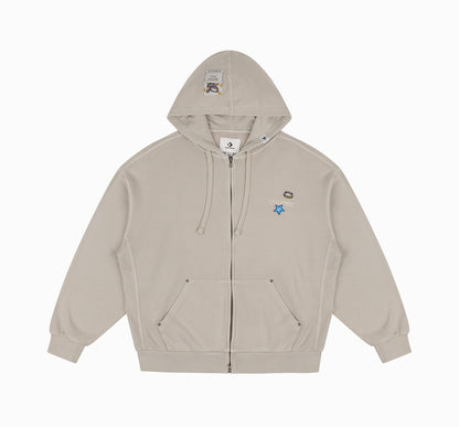 Converse x ZO&FRIENDS - Zip-up Hoodie Beach Stone