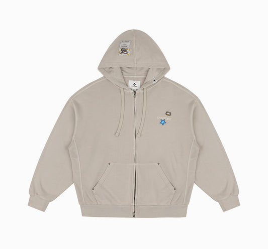 Converse x ZO&FRIENDS - Zip-up Hoodie Beach Stone