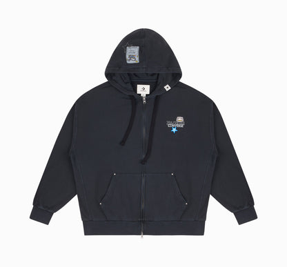 Converse x ZO&FRIENDS - Zip-up Hoodie Black