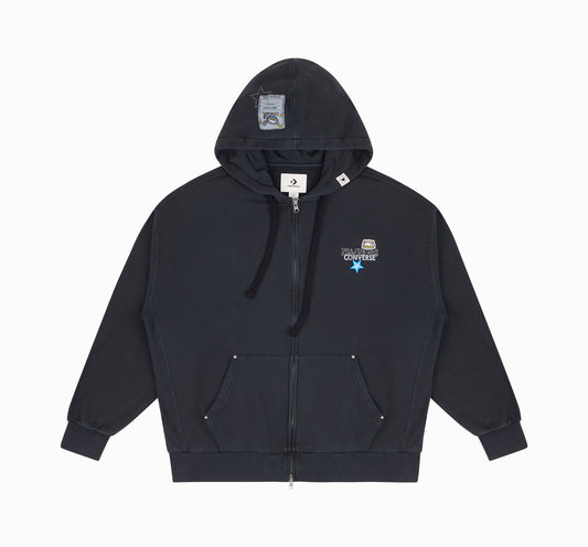Converse x ZO&FRIENDS - Zip-up Hoodie Black