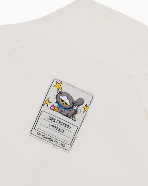 Converse x ZO&FRIENDS - Oversized Zip-Up Sweatshirt Egret