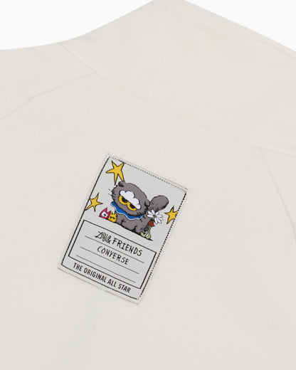 Converse x ZO&FRIENDS - Oversized Zip-Up Sweatshirt Egret